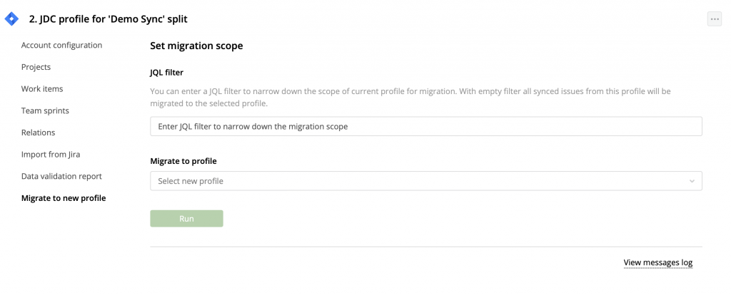 Migration of synced data to a new profile and profile splits (BETA ...