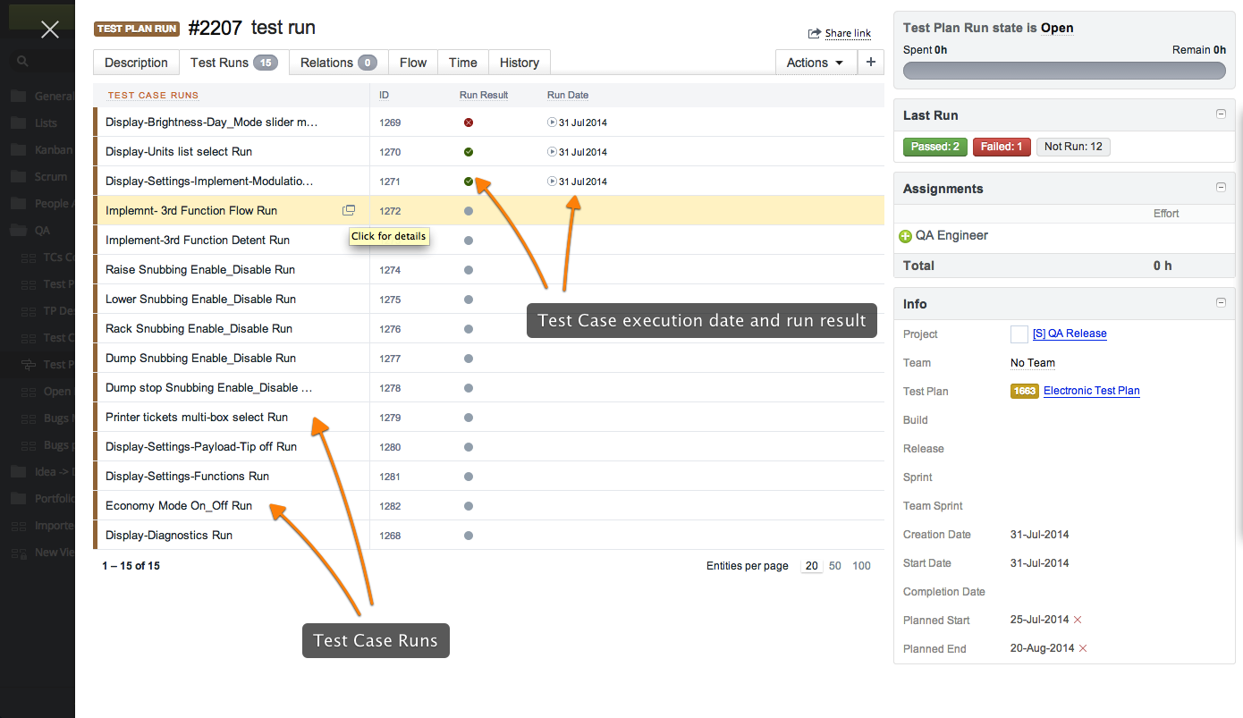 How to create a new Test Plan Run | Targetprocess - Enterprise Agility ...