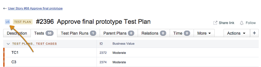 Entity Test Plan | Targetprocess - Enterprise Agility Solution