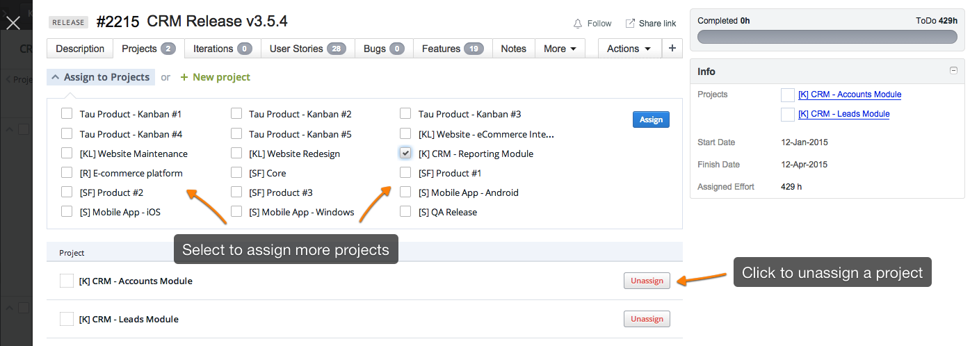 Cross Project View Cross-Project Reporting and Backlog Tracking in Targetprocess