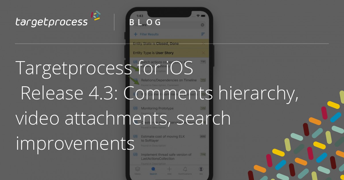 Targetprocess for iOS | Release 4.3